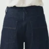 Tapered Indigo Denim Pants