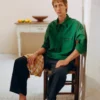 Tea Towel Stripe Cotton Linen Shirt