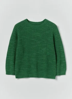 Textured Rib Linen Cotton Sweater