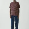 Theo Cotton Stripe Short Sleeve Tee