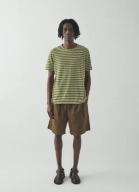 Theo Stripe Lightweight Cotton Tee