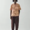 Variegated Block Print Cotton Shirt