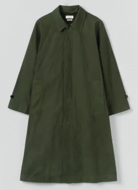 Waxed Cotton Trench Coat