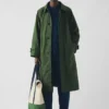 Waxed Cotton Trench Coat