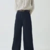 Wide Leg Denim Pants