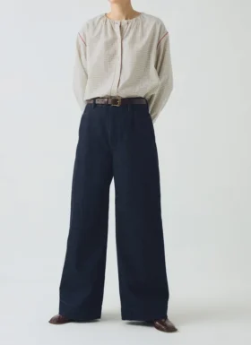 Wide Leg Denim Pants