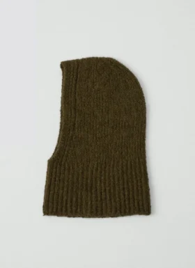 Wool Alpaca Boucle Hood