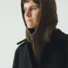 Wool Alpaca Boucle Hood