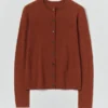 Wool Cashmere Neat Cardigan