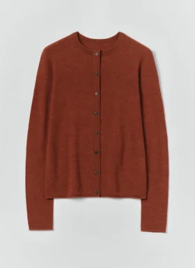 Wool Cashmere Neat Cardigan