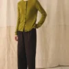 Wool Cashmere Neat Cardigan