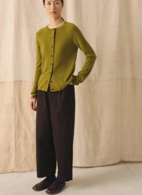 Wool Cashmere Neat Cardigan