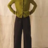 Wool Cashmere Neat Cardigan